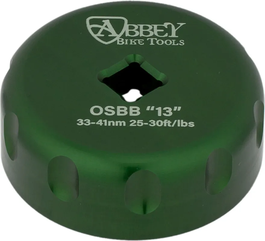 Top-Preis Abbey Bike Tools Bottom Bracket Socket Single Sided für e-thirteen - green