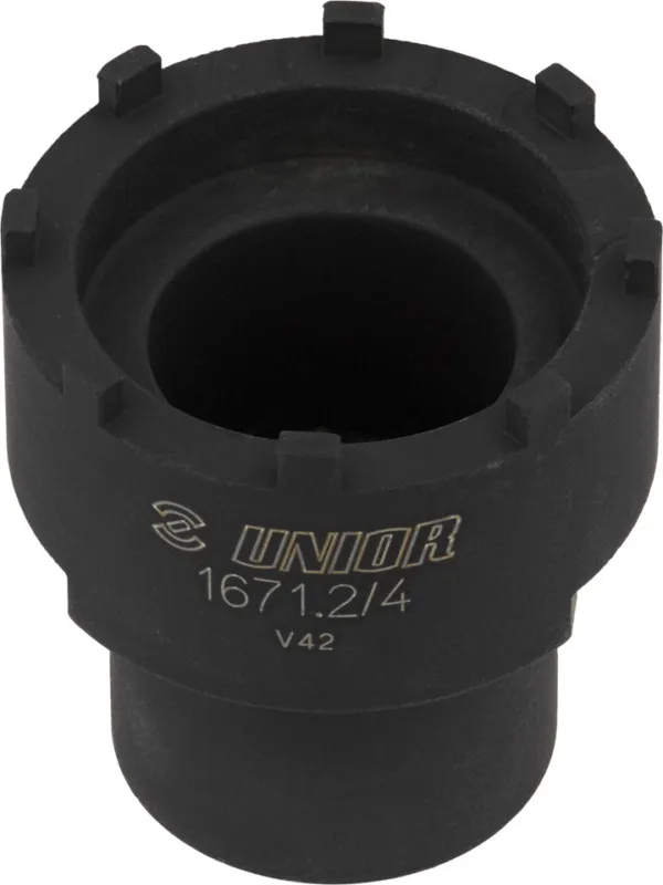 Unior Bike Tools Innenlagerwerkzeug 1671.2/4 für Shimano Octalink mit Außennuten - black Top-Preis