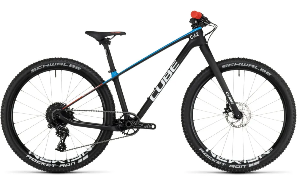 Cube Elite 240 C:62 SLX carbon n blue n red 24" - Schwarz Preiswert