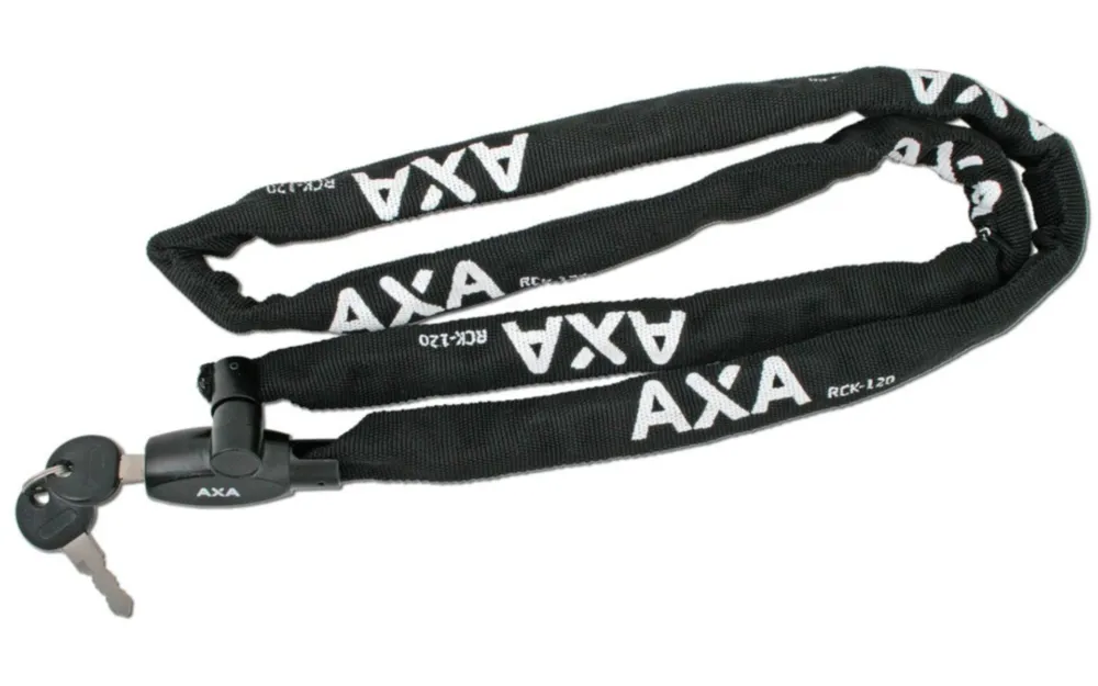 Expressversand Kettenschloss Axa Rigid RCK 120 Länge 120cm, Stärke 3,5x3,5mm, schwarz