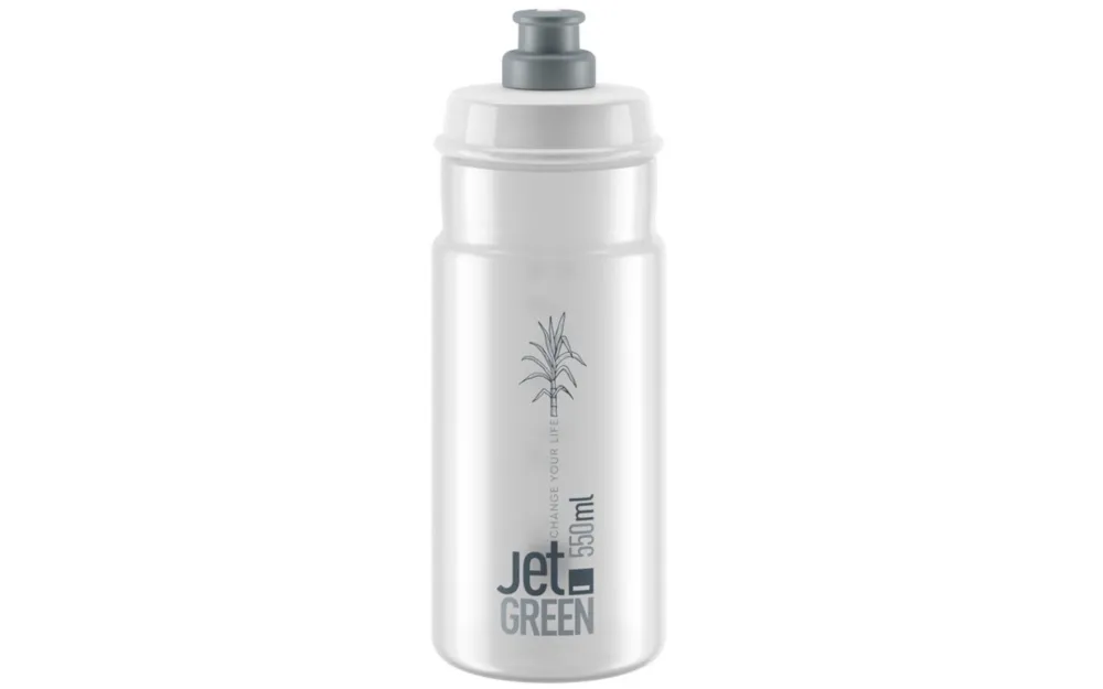 Elite Trinkflasche Jet Green 550ml - Weiß Preisreduziert