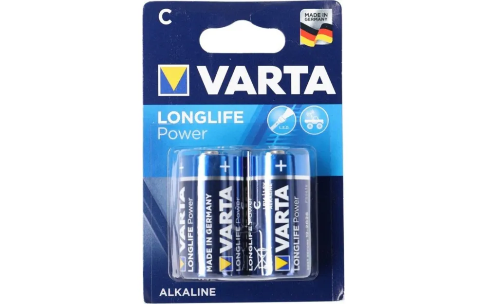 Batterie Varta Longlife Power Baby LR14, 2 Stück, Alkaline, 1,5V, MN1400 Schneller Versand