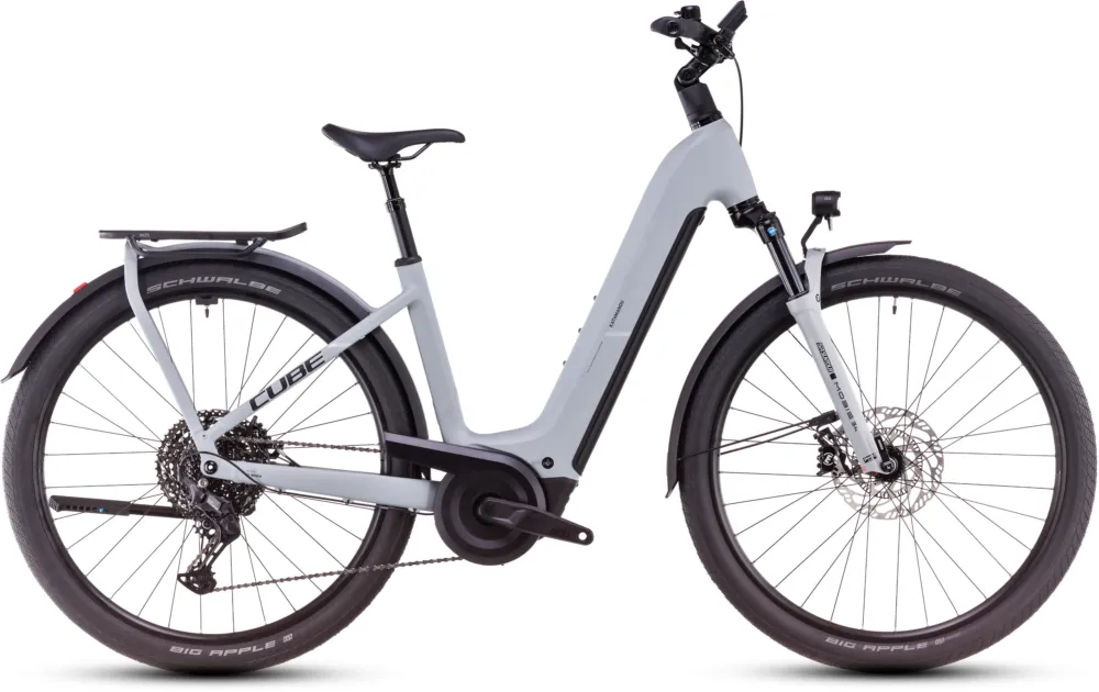 Garantierte Lieferung Cube Kathmandu Hybrid EX 800 - 800 Wh - 28 Zoll - Tiefeinsteiger - haze´n´black - Größe 46 CM