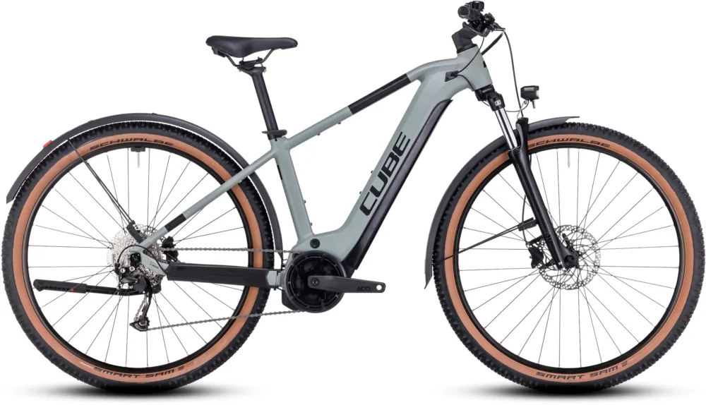 Neuheit Cube Reaction Hybrid Performance 500 Allroad - 500 Wh - 29 Zoll - Diamant - swampgrey´n´black - Größe 18 ZOLL