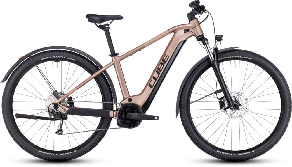 Direktkauf Cube Reaction Hybrid Performance 500 Allroad - 500 Wh - 29 Zoll - Diamant - metallicbrown´n´orange - Größe 22 ZOLL