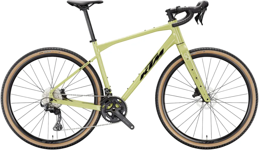 Sichere Zahlung KTM Gravelator 10 - 28 Zoll - Diamant - 2026 - Keen Green/Black - Größe M / 55 CM