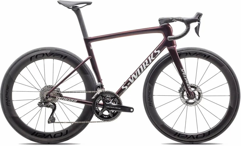 Specialized S-Works Tarmac SL8 Di2 - 28 Zoll - Diamant - Sldmet/Redprl/Metwhtsil - Größe 61 CM Kostenfreie Lieferung