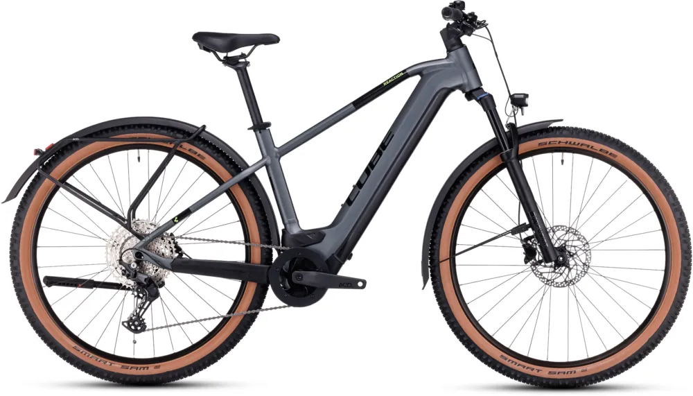 Cube Reaction Hybrid Pro 500 Allroad - 500 Wh - 29 Zoll - Diamant - flashgrey´n´green - Größe 21 ZOLL Letzte Chance
