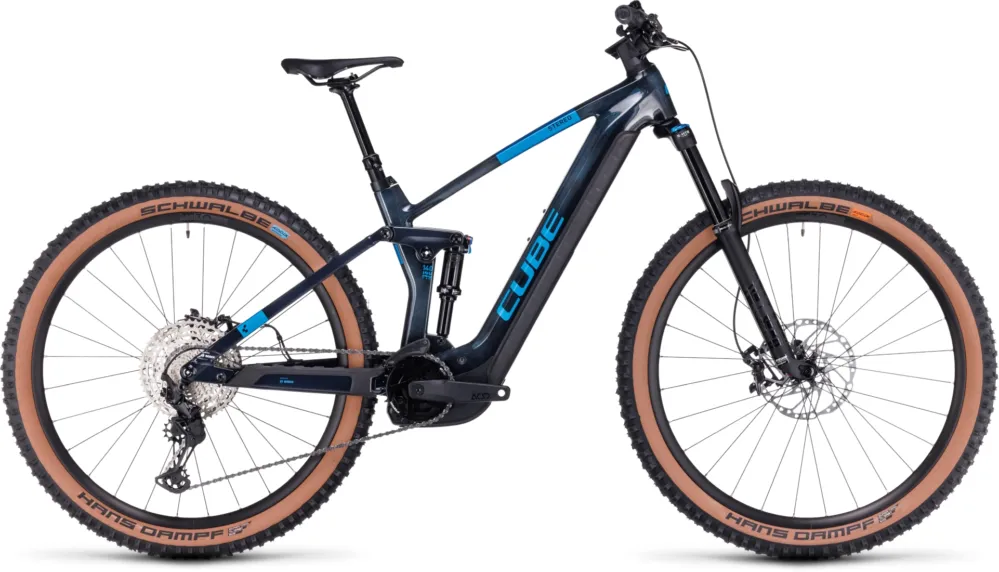 Cube Stereo Hybrid 140 HPC SLX 750 - 750 Wh - 27,5 Zoll - Fully - liquidblue´n´blue - Größe S Kostenloser Rückversand