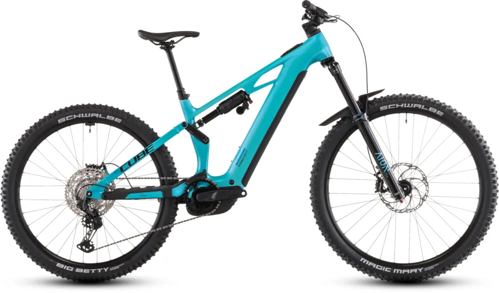 Cube Stereo Hybrid ONE77 HPC Race 800 - 800 Wh - 29 - 27,5 Zoll - Fully - swimmingpool´n´black - Größe S Kostenloser Rückversand
