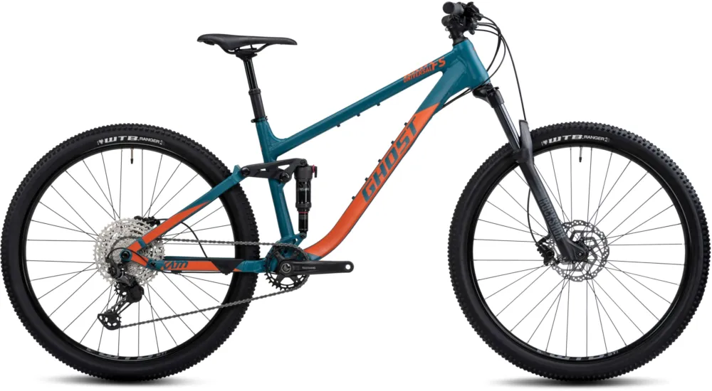 Ghost Kato FS Universal AL - 29 Zoll - Fully - blue green/monarch orange - matt - Größe 46,5 CM Schnäppchen