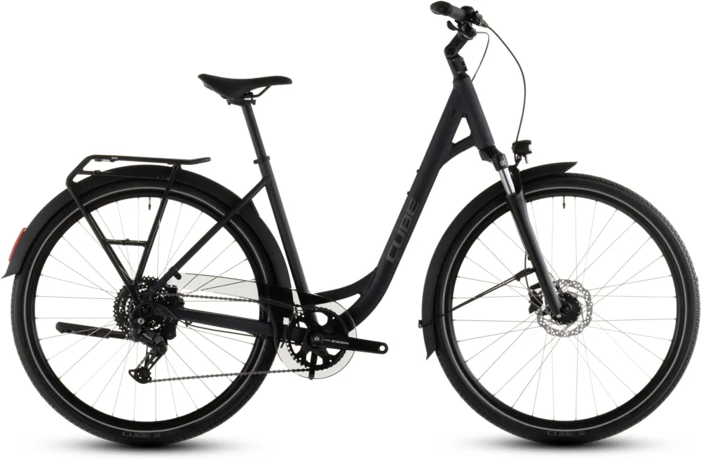 Nur Für Kurze Zeit Cube Touring ONE - 28 Zoll - Tiefeinsteiger - 2026 - night´n´chrome - Größe 54 CM