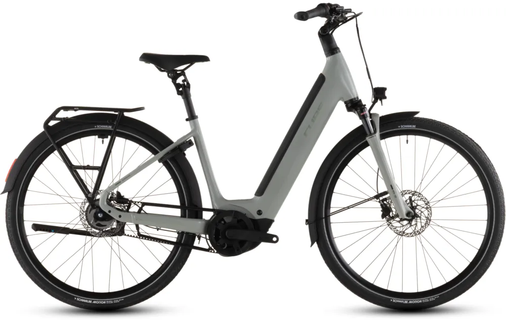 Cube Supreme Hybrid Deluxe ONE 600 - 600 Wh - 28 Zoll - Tiefeinsteiger - 2026 - ashgreen´n´chrome - Größe 54 CM Geprüft