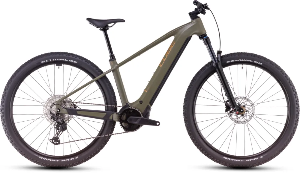Cube Reaction Hybrid Pro 800 - 800 Wh - 27,5 Zoll - Diamant - dustyolive´n´gold - Größe S Schneller Versand