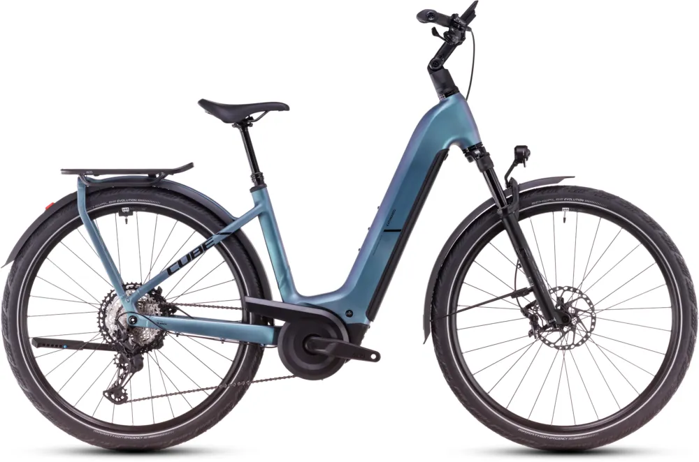 Cube Kathmandu Hybrid SLX 800 - 800 Wh - 28 Zoll - Tiefeinsteiger - smaragdgrey´n´black - Größe 46 CM Garantierte Lieferung
