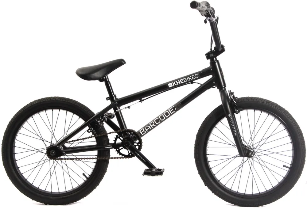 KHE Barcode LL - 20 Zoll - BMX - Matt Black - Größe 20 ZOLL Preisreduziert