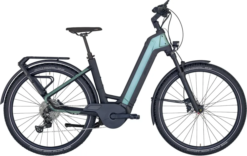Bergamont E-Ville SUV Tour - 625 Wh - 28 Zoll - Tiefeinsteiger - 2026 - shiny uranian green - Größe L Geprüft