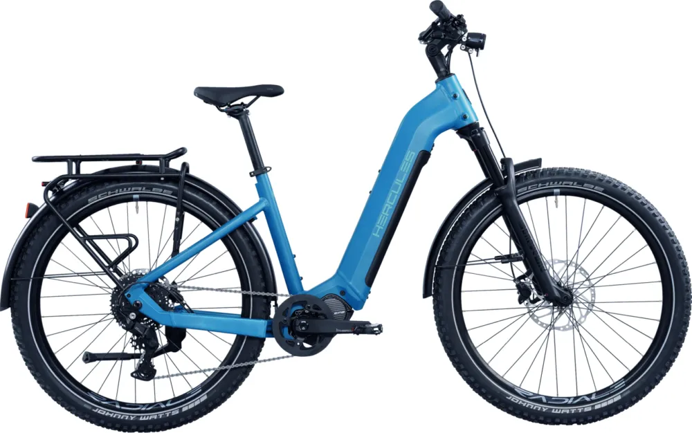 Bestpreis Hercules Nos SUV 2.3 - 630 Wh - 27,5 Zoll - Tiefeinsteiger - blue grey matt - Größe 48 CM