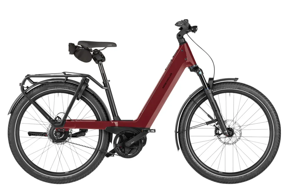 Riese und Müller Nevo5 vario - 800 Wh - 27,5 Zoll - Tiefeinsteiger - 2026 - ruby red - Größe 45 CM Beliebt