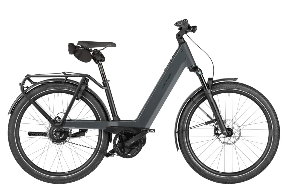 Markenprodukt Riese und Müller Nevo5 vario - 800 Wh - 27,5 Zoll - Tiefeinsteiger - 2026 - slate grey - Größe 55 CM