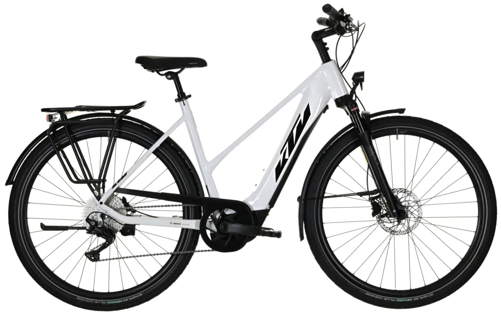 Preiswert KTM Macina Tour CX 625 LTD - 625 Wh - 28 Zoll - Trapez - White (black) - Größe 46 CM