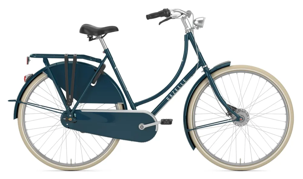Schneller Versand Gazelle Classic RT7 - 28 Zoll - Doppelrohr - 2026 - pine green gloss - Größe 57 CM