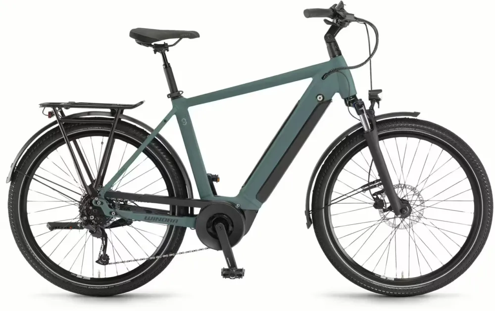 Super-Preis Winora Sinus 9 - 625 Wh - 27,5 Zoll - Diamant - Darkslategrey matt - Größe 56 CM