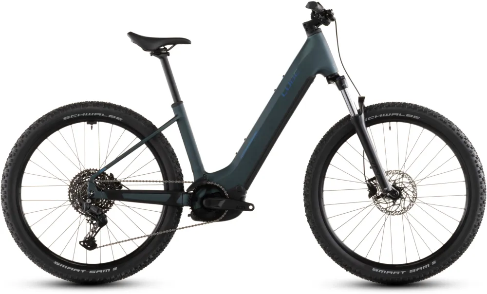 Preiswert Cube Reaction Hybrid ONE 800 - 800 Wh - 27,5 Zoll - Tiefeinsteiger - royalgreen´n´prism - Größe L