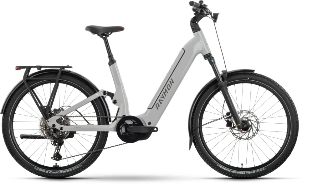 Ausverkauf Raymon Tavano Comp - 800 Wh - 27,5 Zoll - Tiefeinsteiger - 2026 - stormwhite - Größe XL
