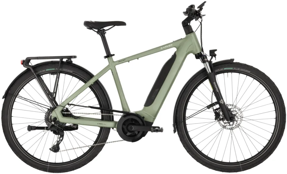 Aktuell Carver Route E.420 - 545 Wh - 28 Zoll - Diamant - 2026 - pale green/black/sand - Größe 60 CM