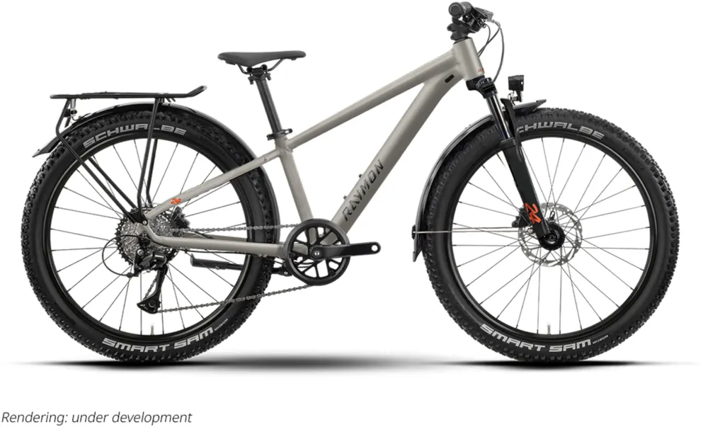 Raymon Nayta 24 Pro Street - 24 Zoll - Diamant - 2026 - timelessgrey/orange - Größe One Size Sonderaktion