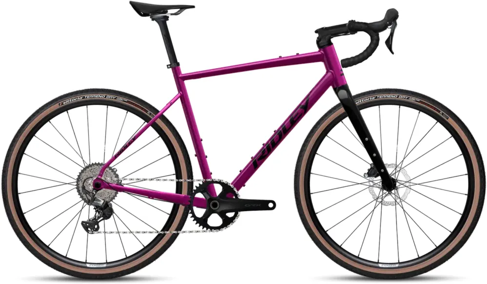 Ridley Kanzo Adventure Alu - Shimano GRX600 - 28 Zoll - Diamant - 2026 - Jazzberry Jam Metallic / KAV01CS - Größe L Nur Für Kurze Zeit
