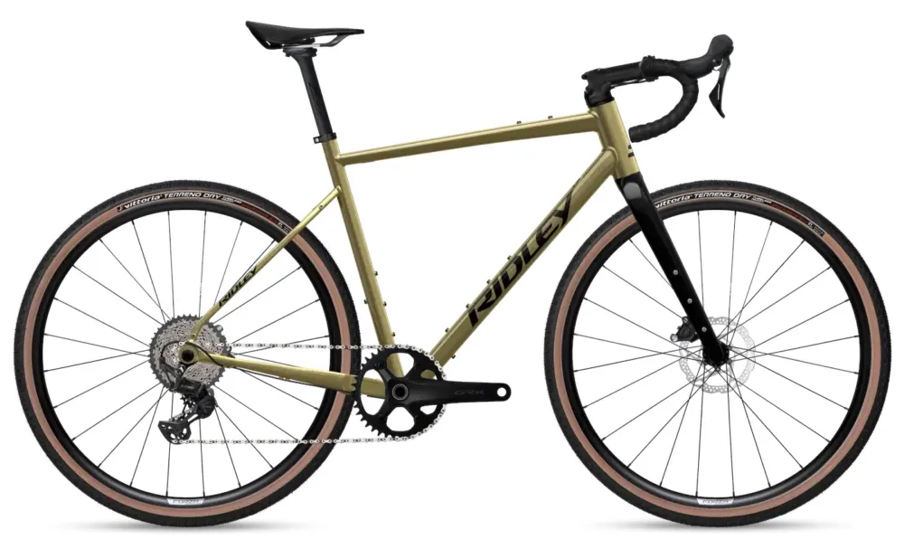 Ausverkauf Ridley Kanzo Adventure Alu - Shimano GRX600 - 28 Zoll - Diamant - 2026 - Bronze Green / PC62 / KAV01BS - Größe XS