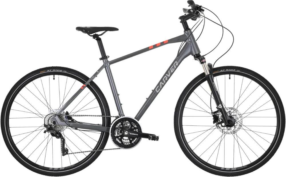 Carver Cinos 140 - 28 Zoll - Diamant - 2026 - anthracite silver neonred - Größe 55 CM Super-Preis