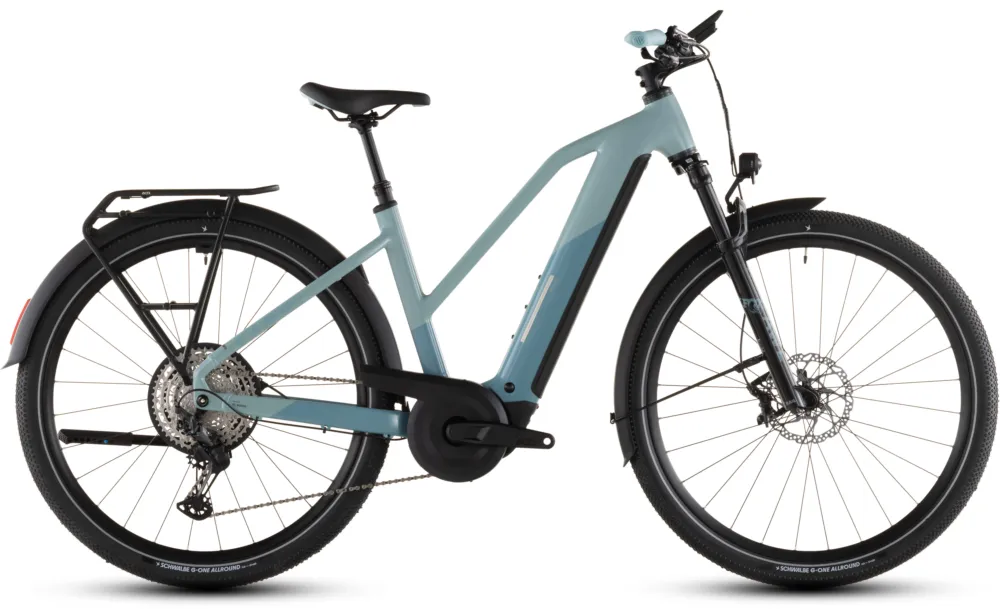 Cube Nuride Hybrid SLX 800 - 800 Wh - 28 Zoll - Trapez - 2026 - skylight´n´arubablue - Größe 54 CM Kostenfreie Lieferung