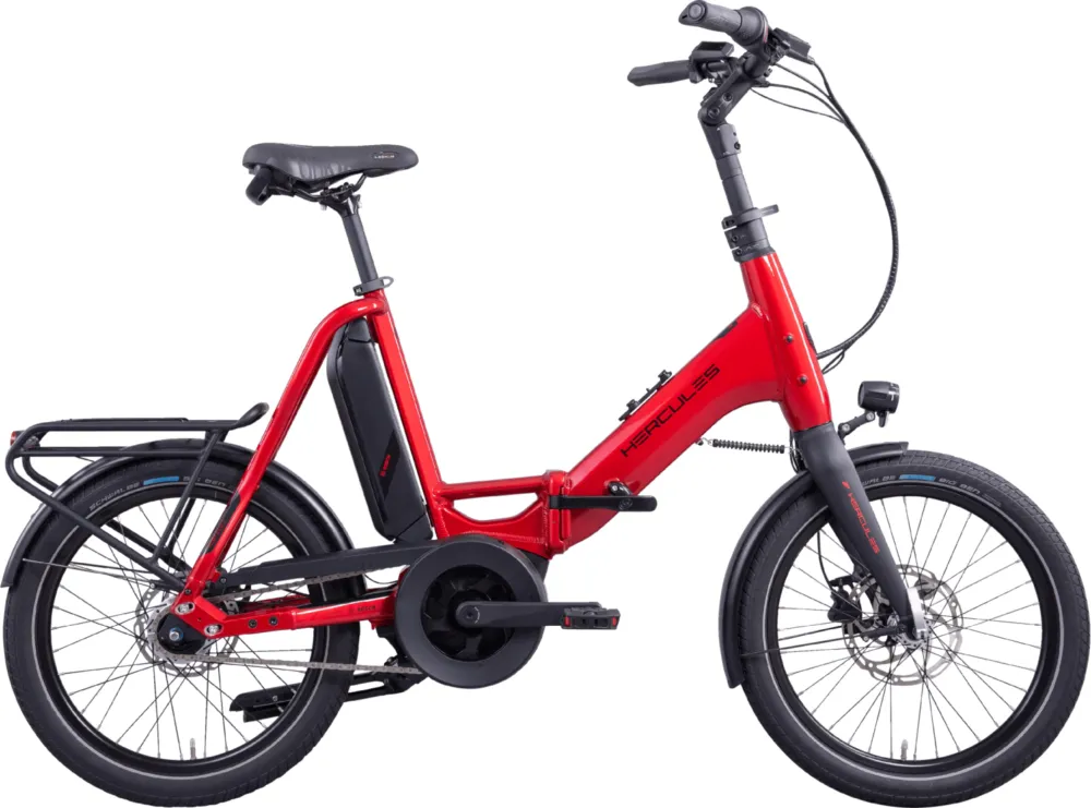 Hercules Rob Fold F7 - 400 Wh - 20 Zoll - Faltrahmen - 2026 - red metallic-glossy - Größe 50 CM Beliebt