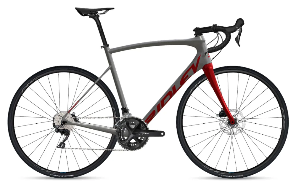 Jetzt Kaufen Ridley Fenix SL Disc - 28 Zoll - Diamant - 465 empress grey / 349 candy red - Größe XL