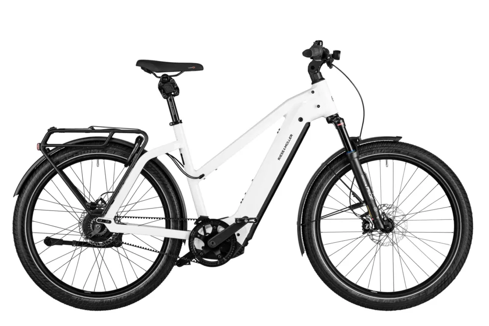Riese und Müller Charger4 Mixte GT vario - 750 Wh - 27,5 Zoll - Trapez - 2026 - ceramic white - Größe 46 CM Kostenloser Versand