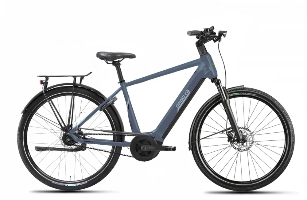Bestseller GREENS Carlton R750 - 750 Wh - 27,5 Zoll - Diamant - grey/blue - Größe 59 CM
