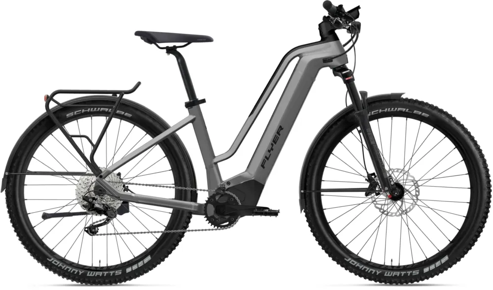 Gratis Versand Flyer G2 Goroc2 2.10 - 750 Wh - 29 Zoll - Tiefeinsteiger - Cast Silver Gloss - Größe L