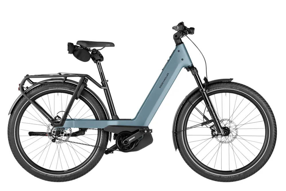 Riese und Müller Nevo5 pinion - 800 Wh - 27,5 Zoll - Tiefeinsteiger - 2026 - ice-blue - Größe 55 CM Neue Ware