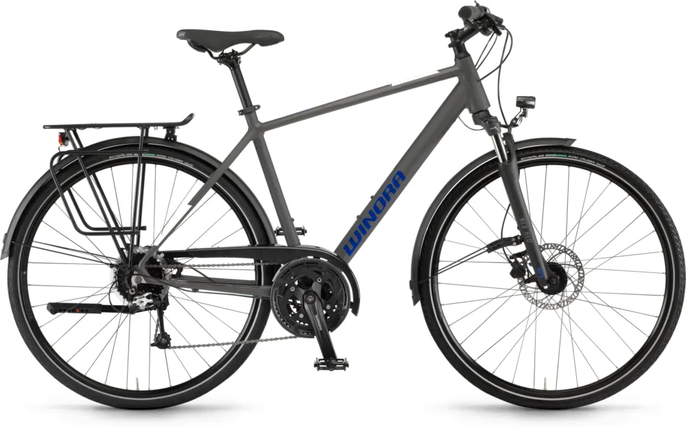 Super-Preis Winora Domingo 27 - 28 Zoll - Diamant - Microchip Grey matt - Größe 56 CM