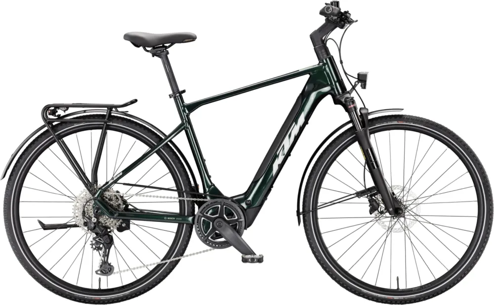Expressversand KTM Macina Sport SX 20 - 400 Wh - 28 Zoll - Diamant - 2026 - Smaragd Black/Silver - Größe 51 CM