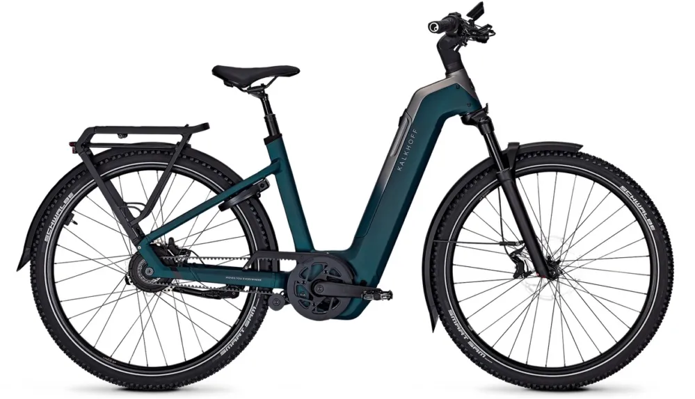 Kalkhoff Entice 5 Advance + Belt - 800 Wh - 29 Zoll - Tiefeinsteiger - 2026 - darksprings / jetgrey matt - Größe L Aktuell
