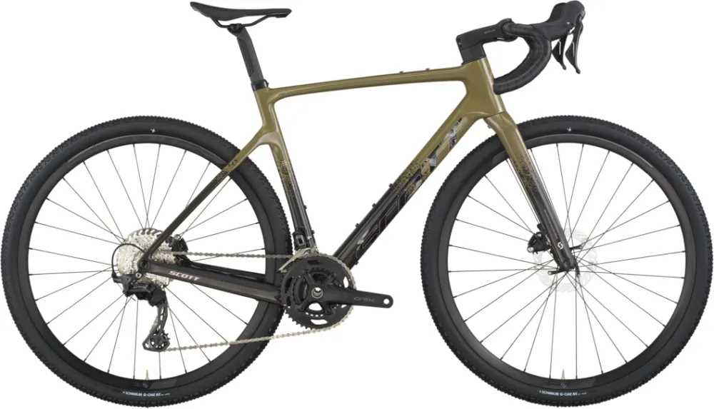 Direktkauf Scott Addict Gravel 40 - 28 Zoll - Diamant - 2026 - kaki green/carbon black - Größe S