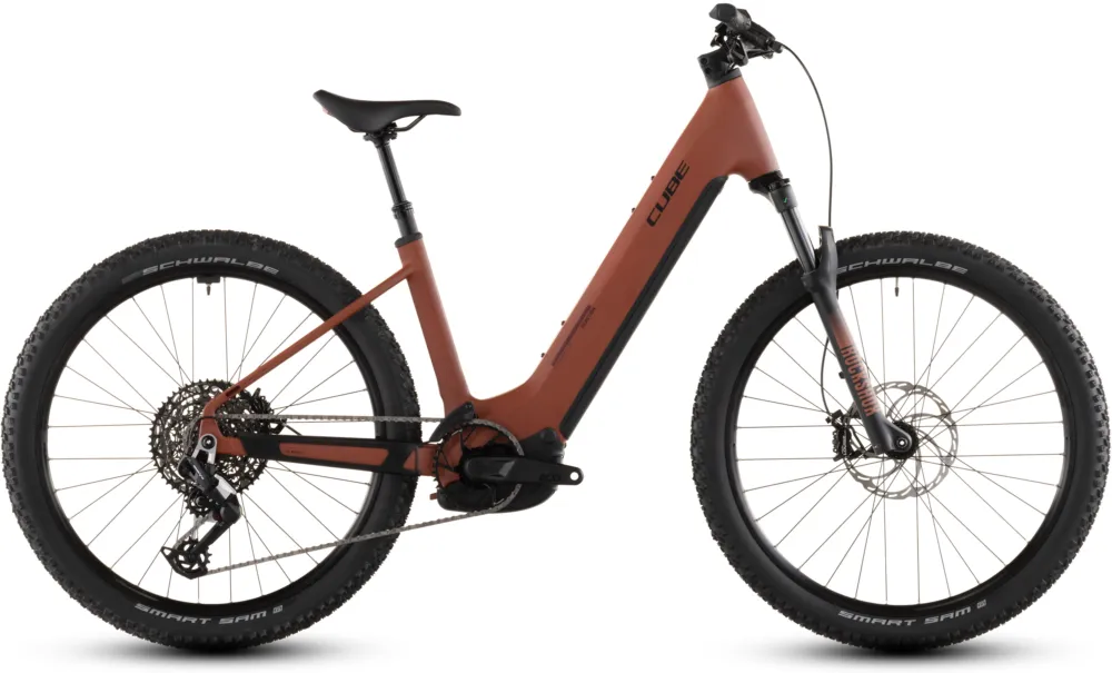 Billig Cube Reaction Hybrid Race 800 - 800 Wh - 27,5 Zoll - Tiefeinsteiger - amber´n´black - Größe XL