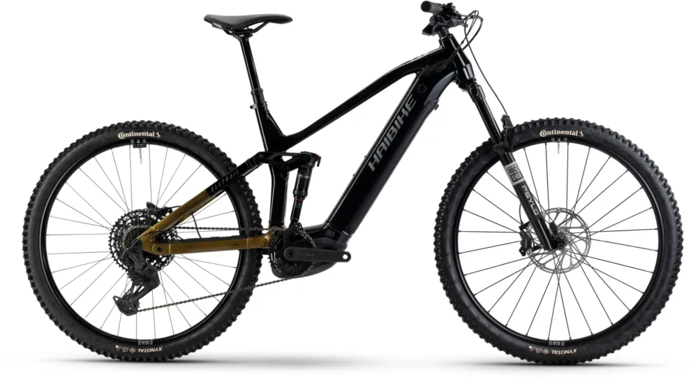 Kostenfreie Lieferung Haibike Alltrail 10 29 - 800 Wh - 29 Zoll - Fully - black/ninja gold/grey glänzend - Größe L