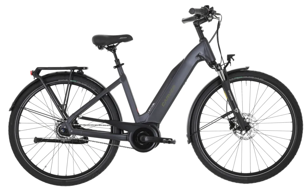 Top-Seller Carver Cityzen E.420 FL - 500 Wh - 28 Zoll - Tiefeinsteiger - deep anthracite/black/dark olive - Größe 50 CM