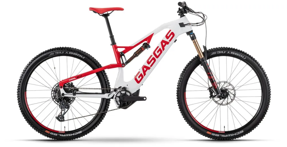 Neue Kollektion GASGAS G Trail 3.0 - 630 Wh - 29 Zoll - Fully - White - Größe XL