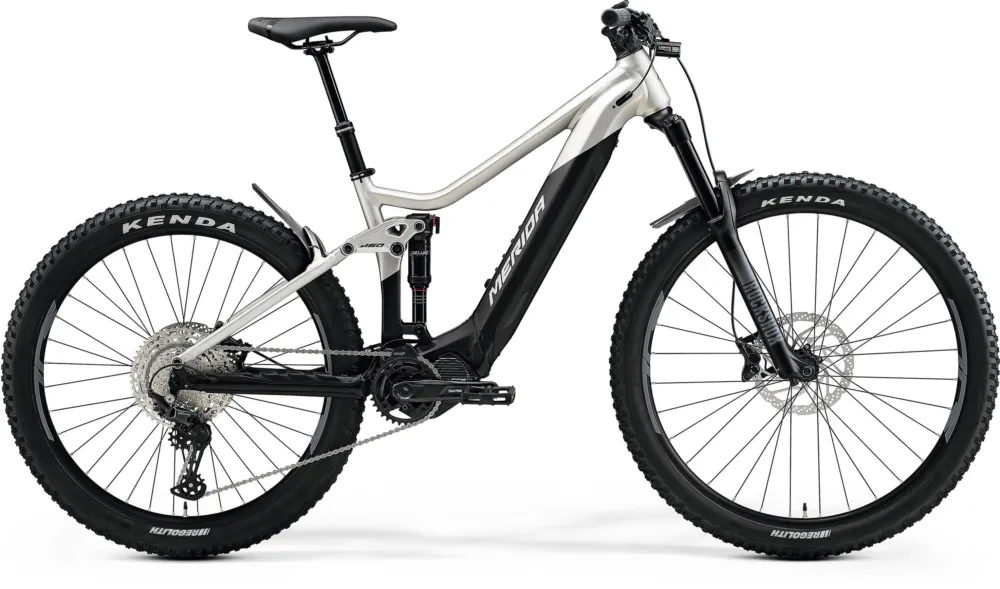 Preiswert Merida eOne-Sixty 500 - 630 Wh - 29 - 27,5 Zoll - Fully - Matt Titan/Black - Größe XL / 47